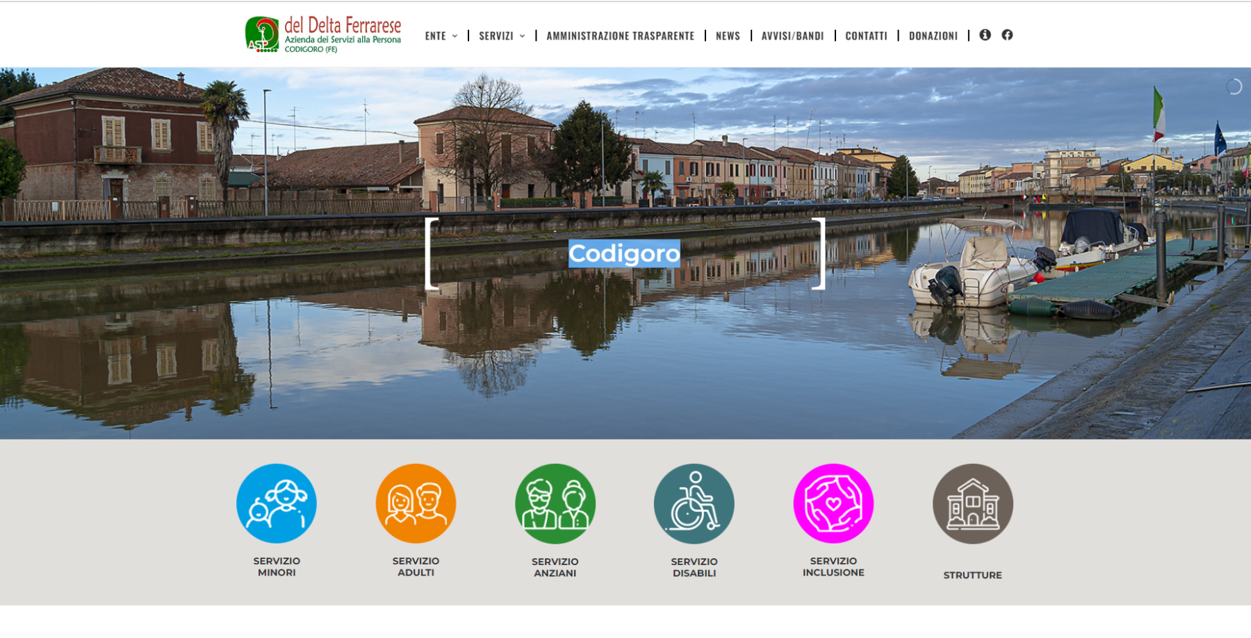 Home Page Sito Asp